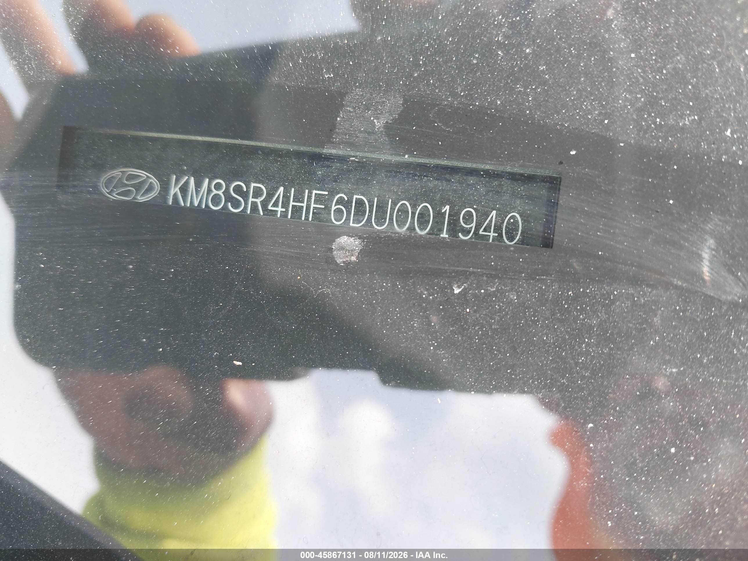 2013 Hyundai Santa Fe Limited Gray vin: KM8SR4HF6DU001940