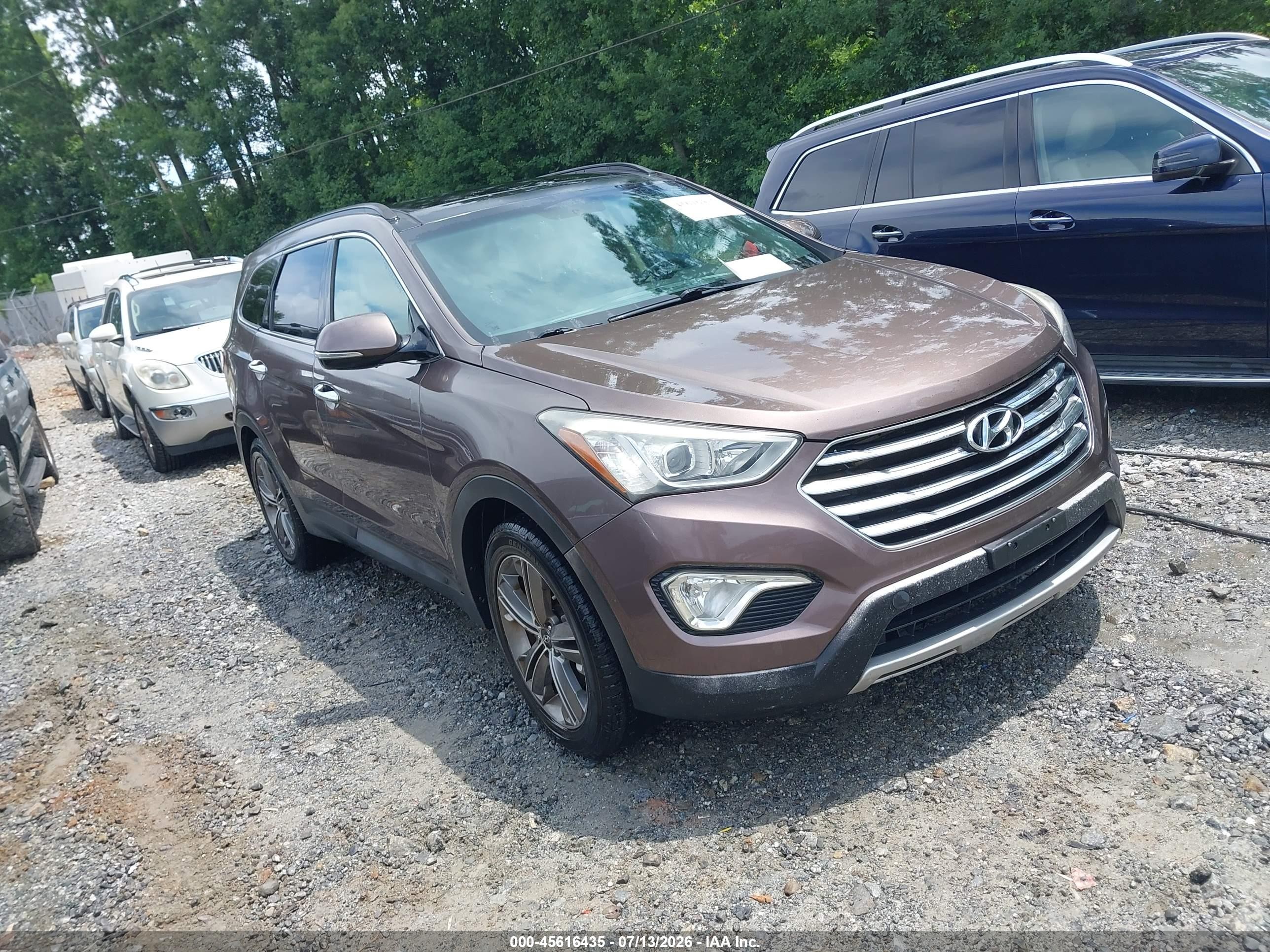 2013 Hyundai Santa Fe Limited Brown vin: KM8SR4HF6DU009052
