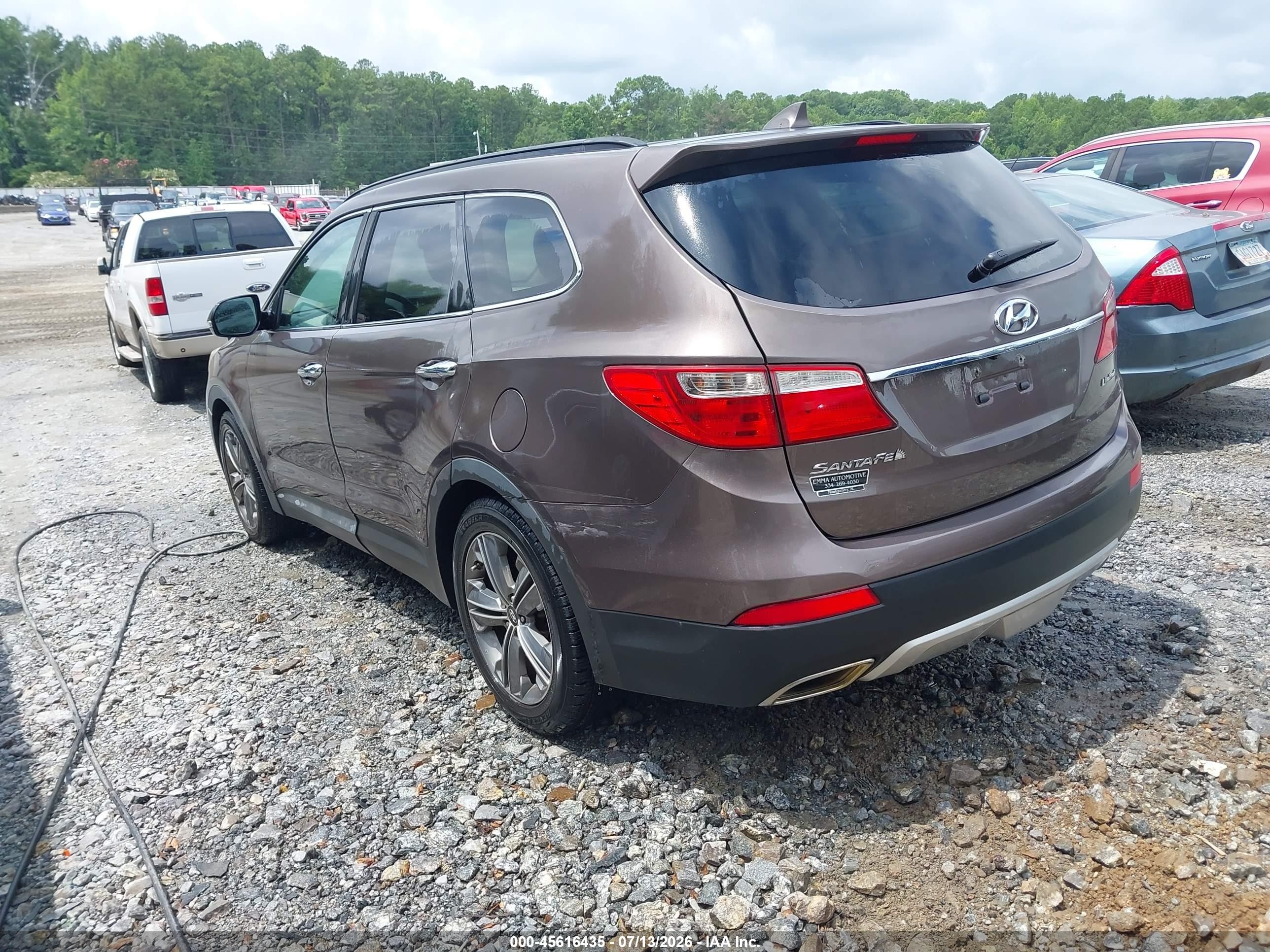 2013 Hyundai Santa Fe Limited Brown vin: KM8SR4HF6DU009052