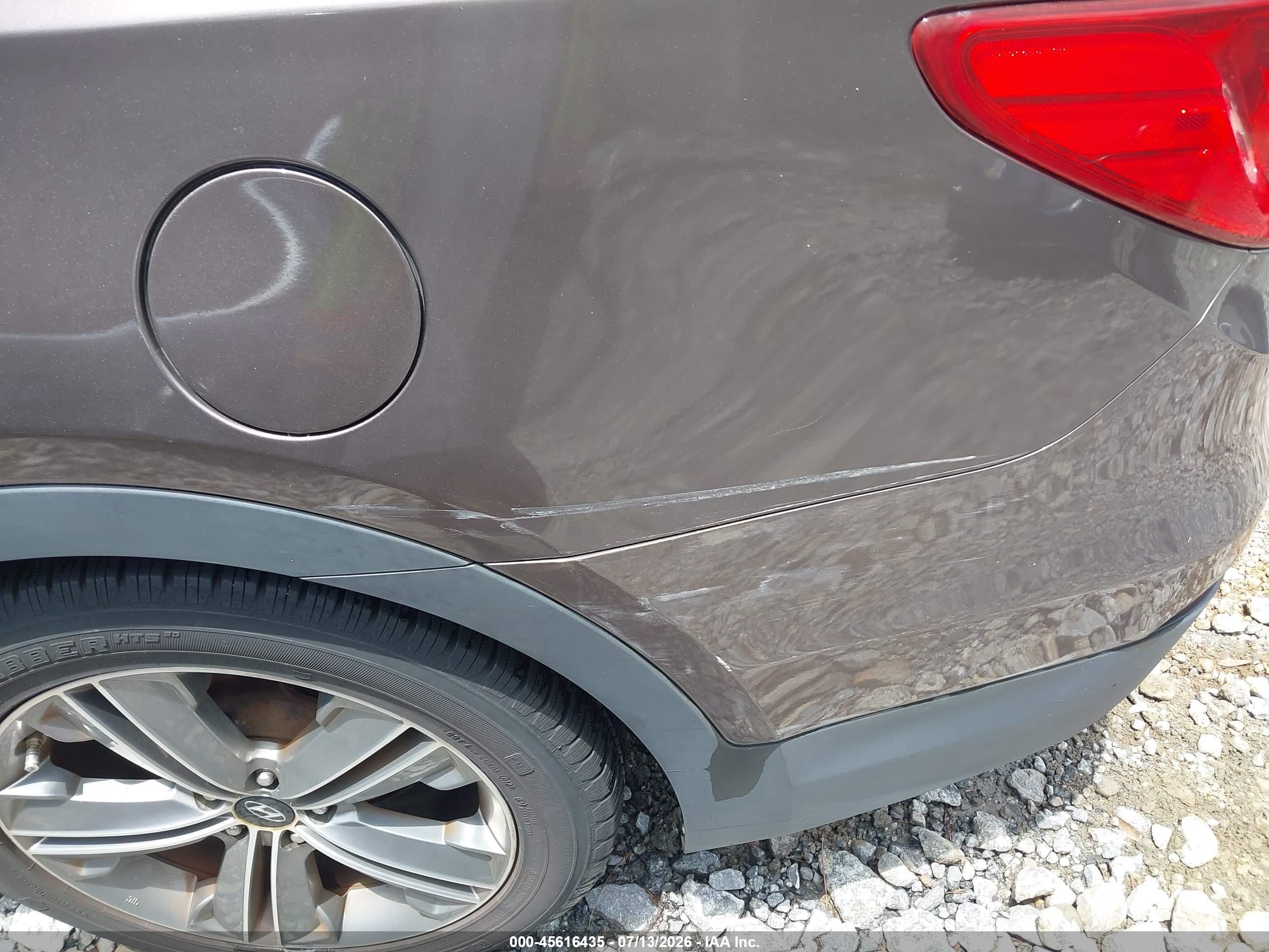 2013 Hyundai Santa Fe Limited Brown vin: KM8SR4HF6DU009052