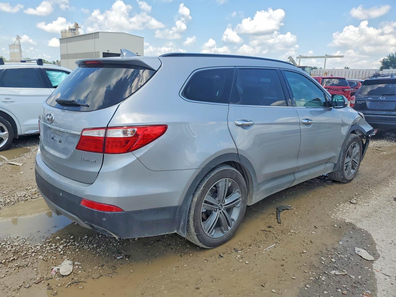 2014 Hyundai Santa Fe Limited Silver vin: KM8SR4HF6EU040447