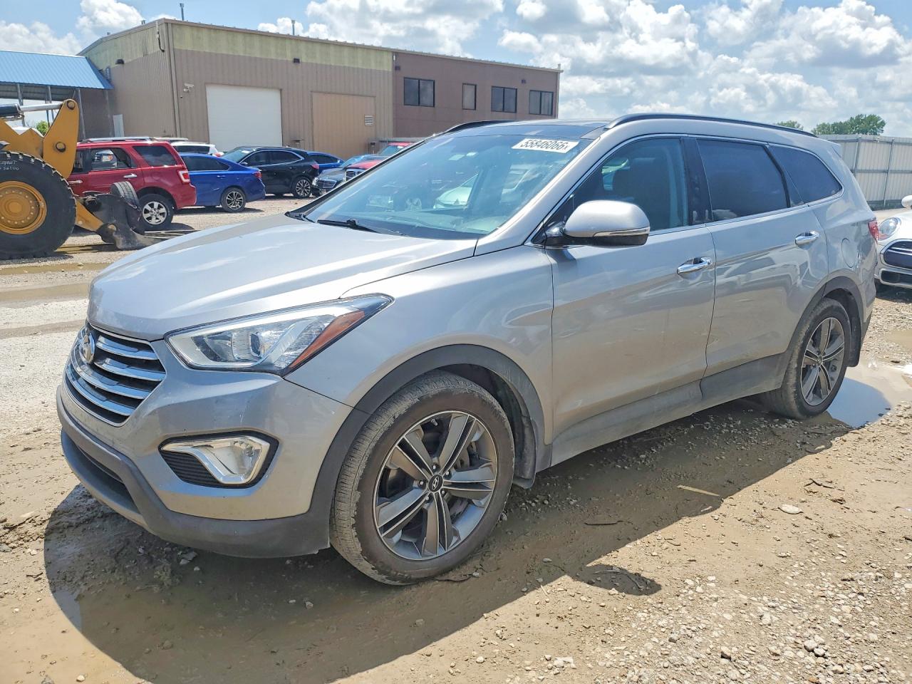 2014 Hyundai Santa Fe Limited Silver vin: KM8SR4HF6EU040447