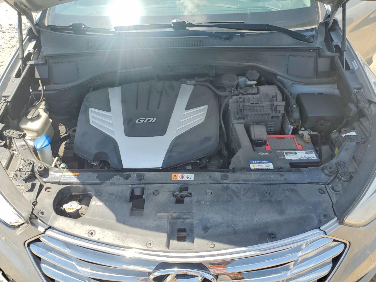 2014 Hyundai Santa Fe Limited Silver vin: KM8SR4HF6EU040447