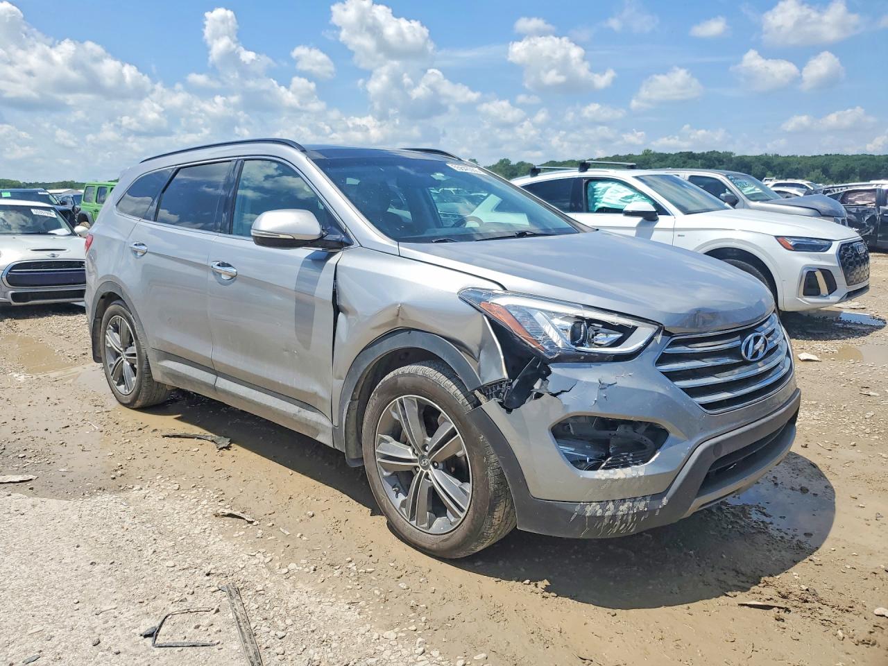 2014 Hyundai Santa Fe Limited Silver vin: KM8SR4HF6EU040447