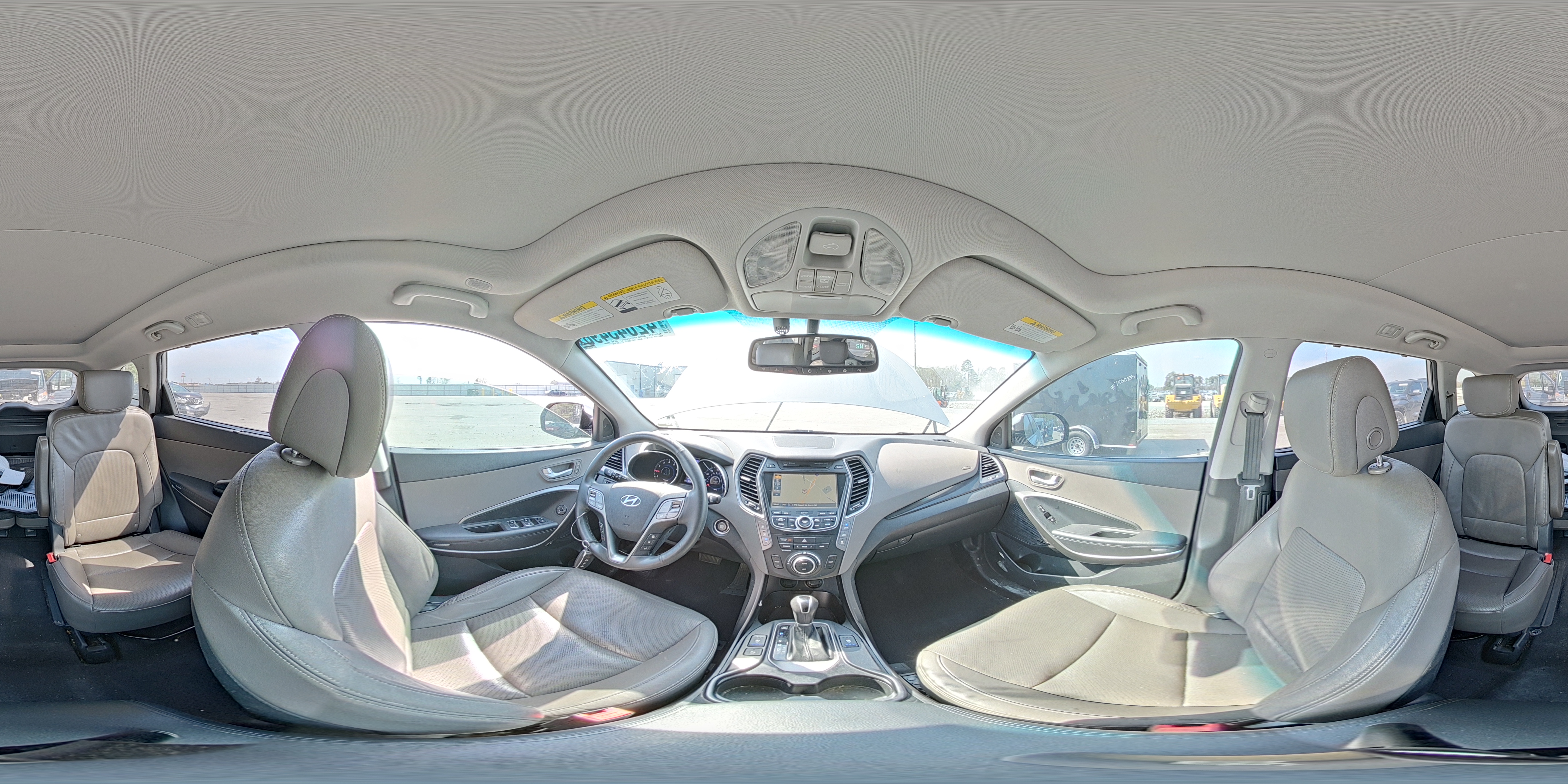 2015 Hyundai Santa Fe Limited Серебряный vin: KM8SR4HF6FU104729