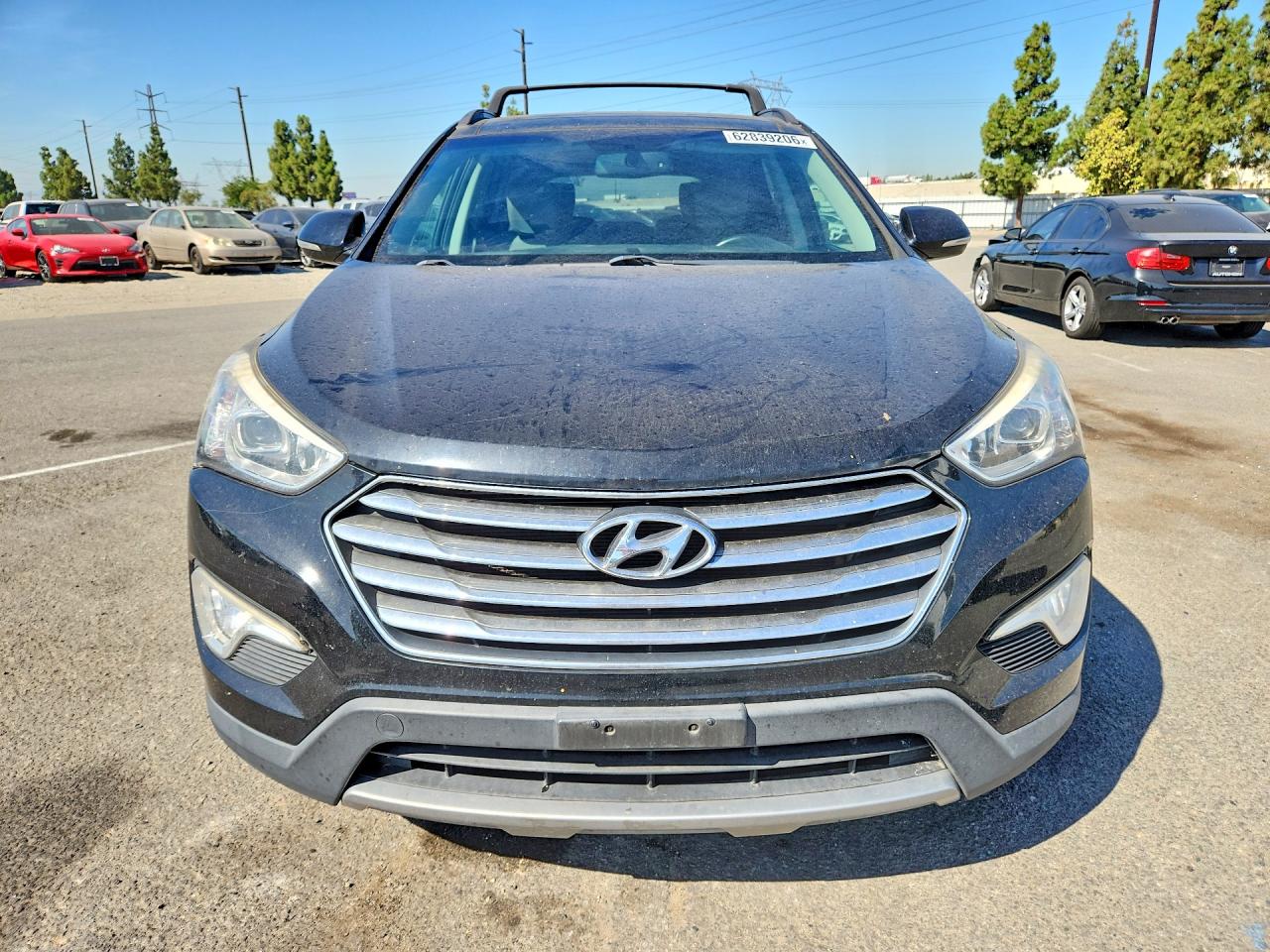 2015 Hyundai Santa Fe Limited Black vin: KM8SR4HF6FU125080