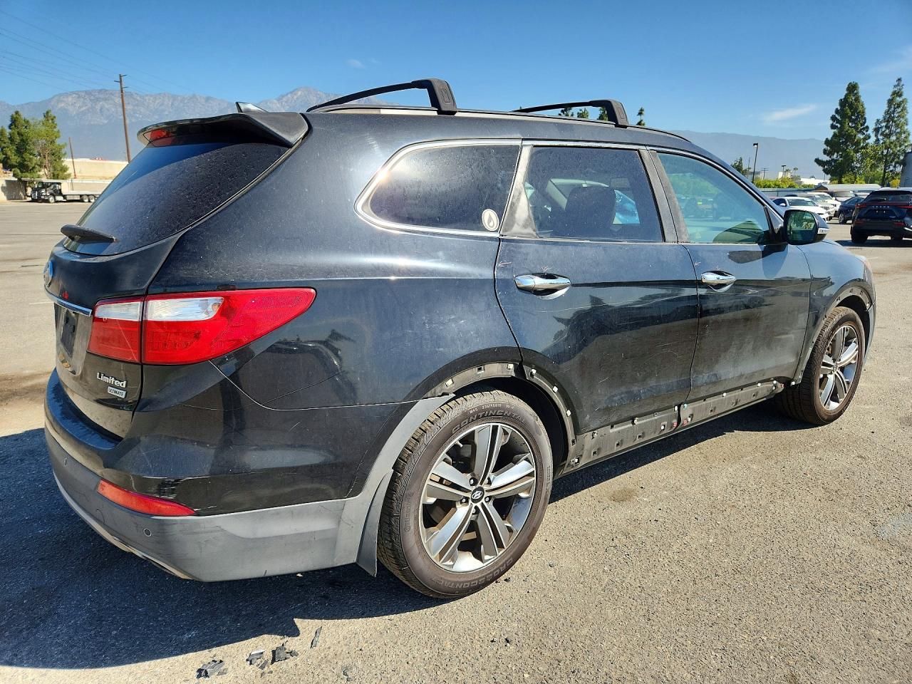 2015 Hyundai Santa Fe Limited Black vin: KM8SR4HF6FU125080