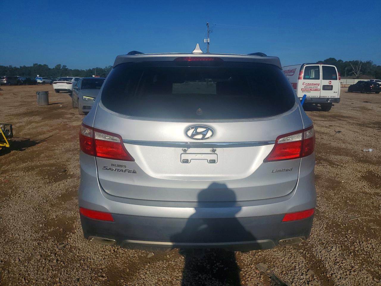 2013 Hyundai Santa Fe Limited Silver vin: KM8SR4HF7DU005091