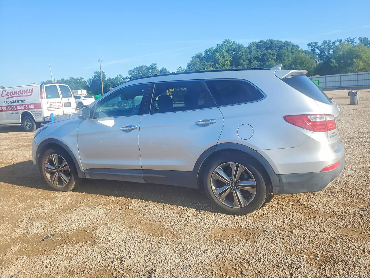 2013 Hyundai Santa Fe Limited Silver vin: KM8SR4HF7DU005091