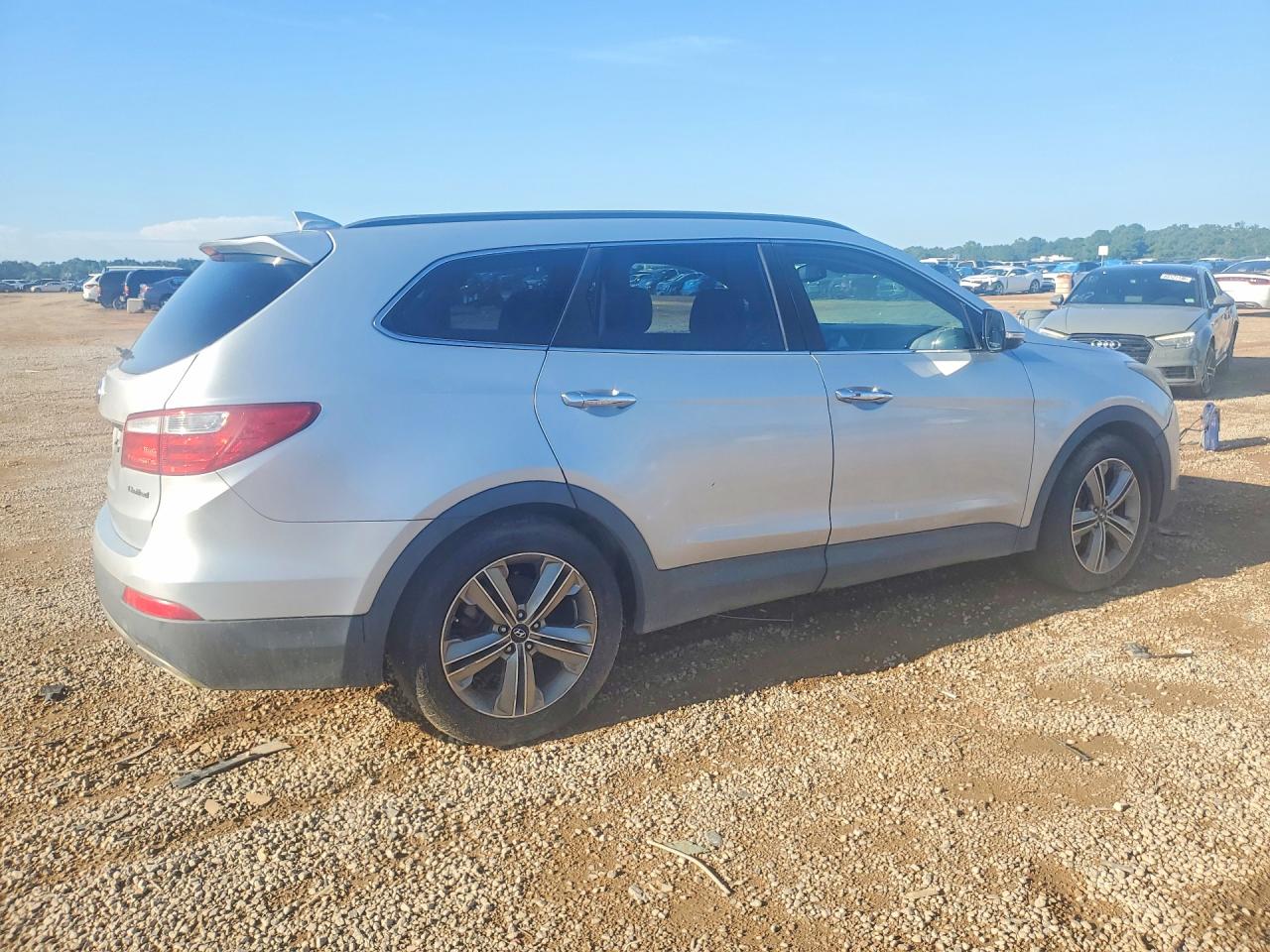 2013 Hyundai Santa Fe Limited Silver vin: KM8SR4HF7DU005091