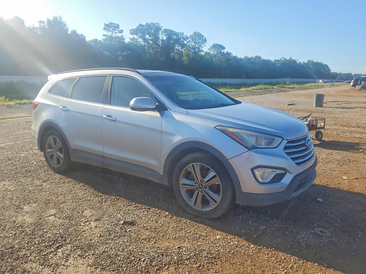 2013 Hyundai Santa Fe Limited Silver vin: KM8SR4HF7DU005091