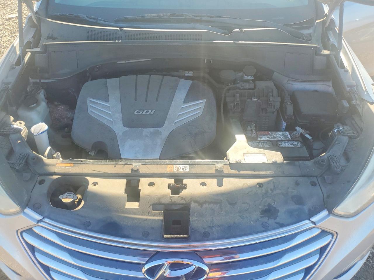 2013 Hyundai Santa Fe Limited Silver vin: KM8SR4HF7DU005091