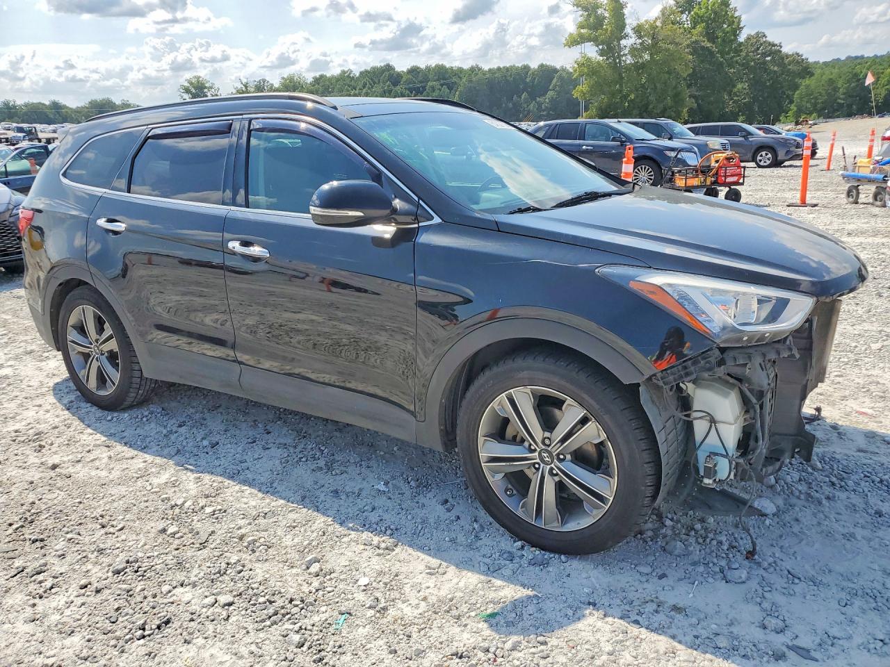 2014 Hyundai Santa Fe Limited Black vin: KM8SR4HF7EU079287
