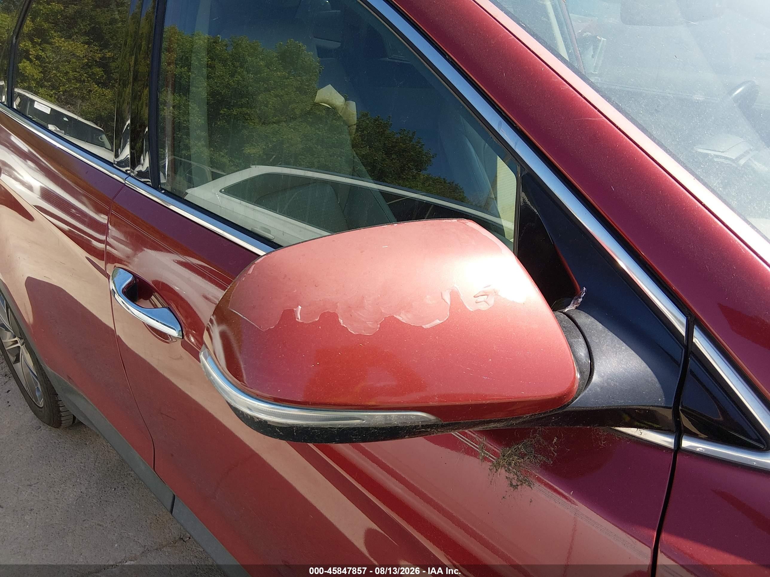 2014 Hyundai Santa Fe Gls Red vin: KM8SR4HF7EU081119