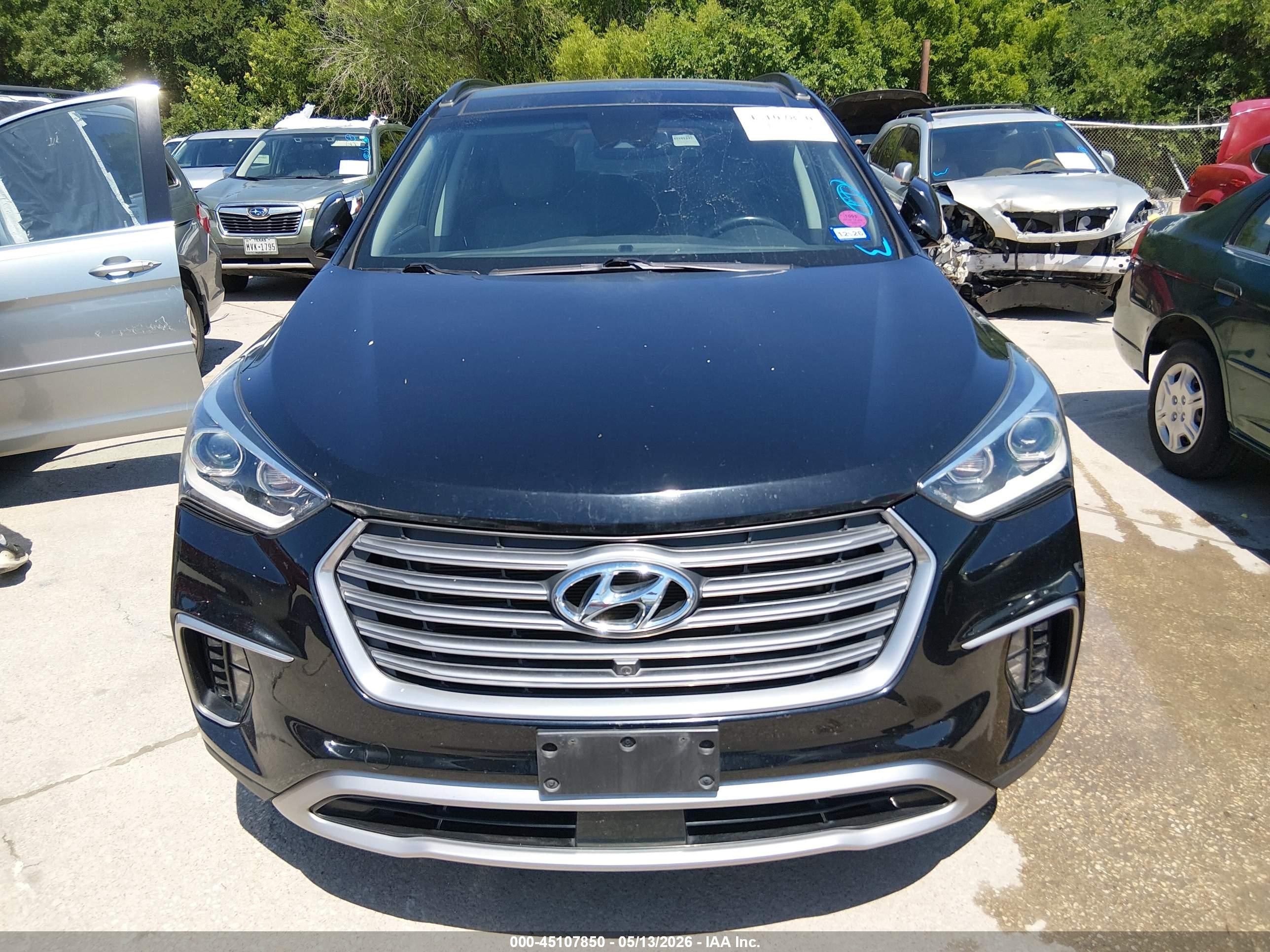 2017 Hyundai Santa Fe Limited Ultimate Black vin: KM8SR4HF7HU175523
