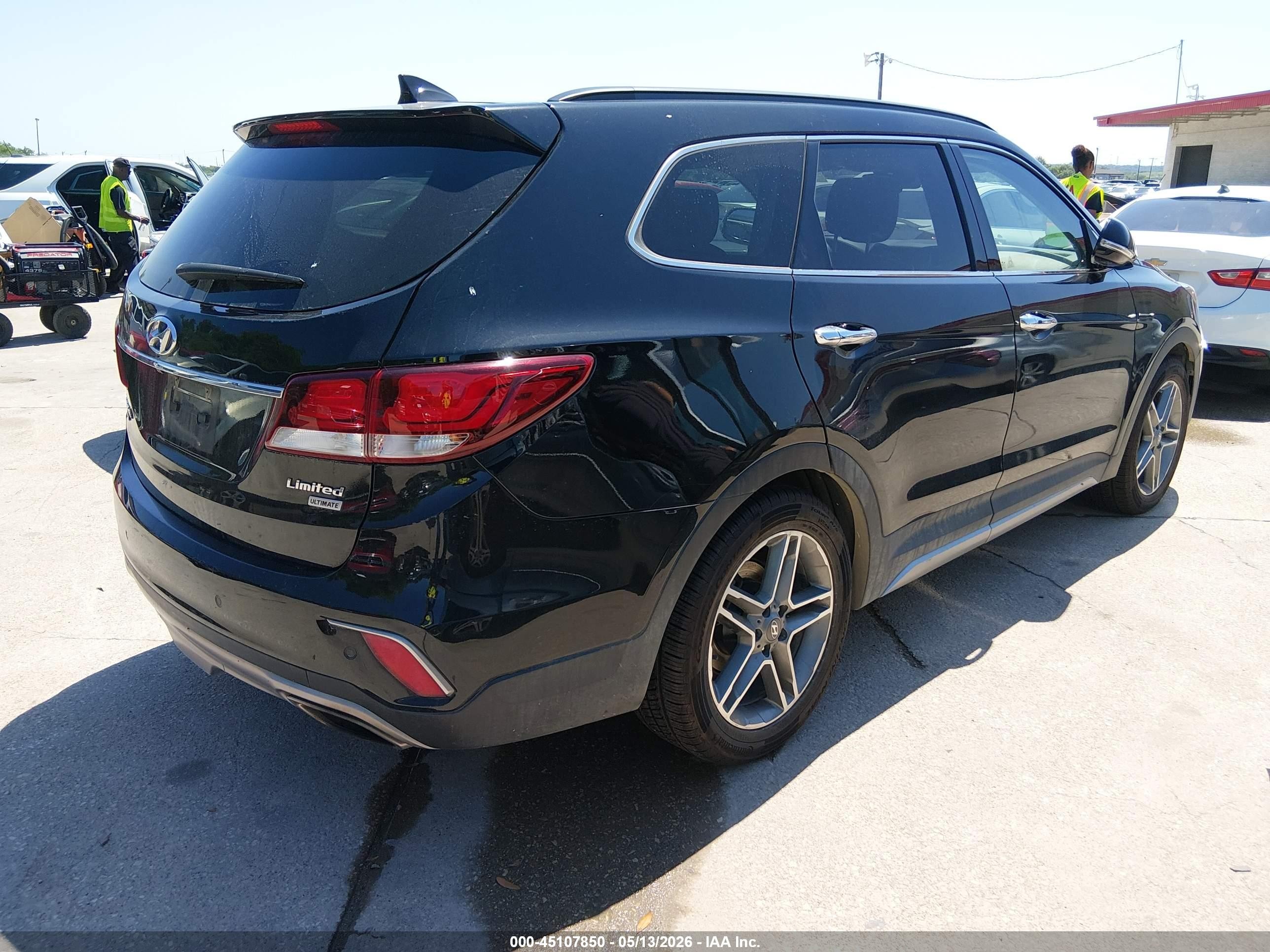 2017 Hyundai Santa Fe Limited Ultimate Black vin: KM8SR4HF7HU175523