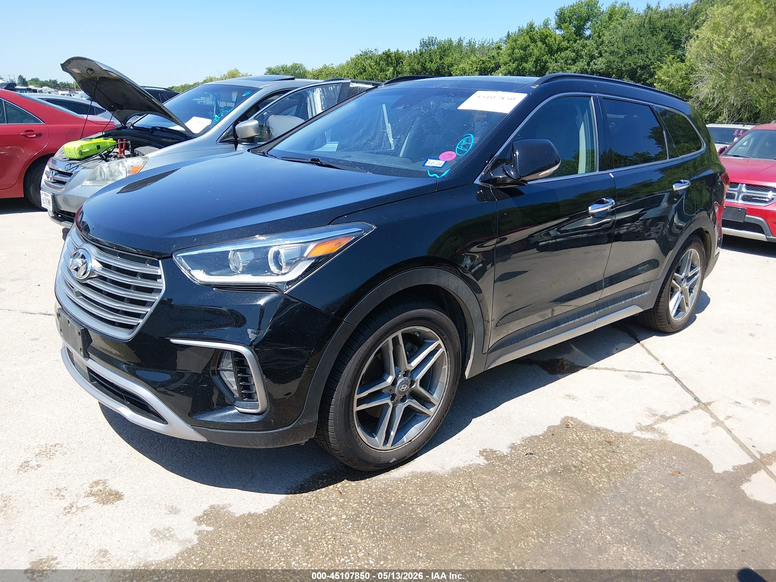 2017 Hyundai Santa Fe Limited Ultimate Black vin: KM8SR4HF7HU175523