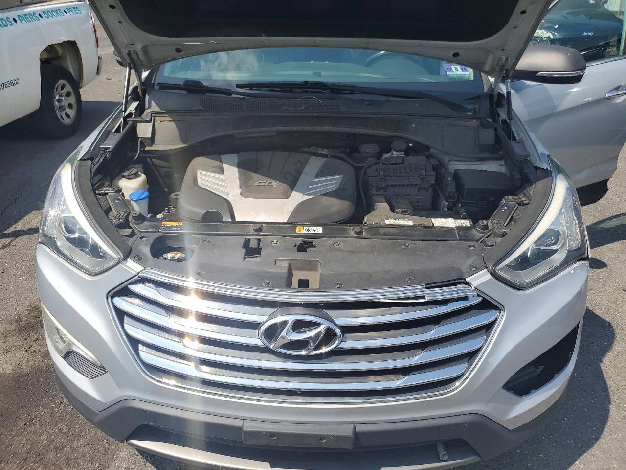 2013 Hyundai Santa Fe Limited Silver vin: KM8SR4HF8DU018125