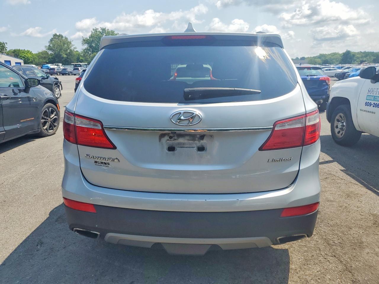 2013 Hyundai Santa Fe Limited Silver vin: KM8SR4HF8DU018125