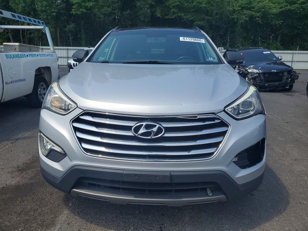 2013 Hyundai Santa Fe Limited Silver vin: KM8SR4HF8DU018125