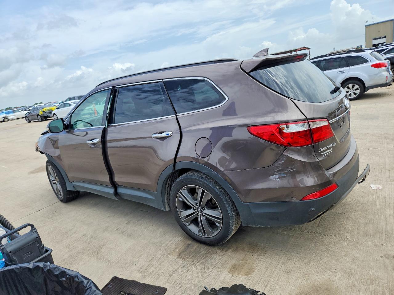 2013 Hyundai Santa Fe Limited Brown vin: KM8SR4HF8DU030243
