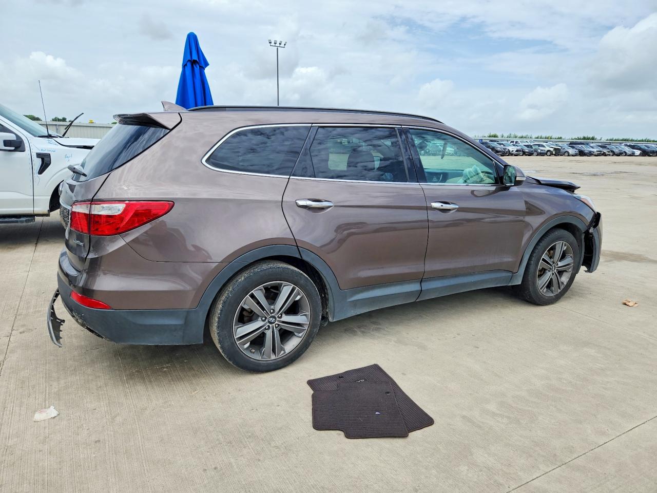 2013 Hyundai Santa Fe Limited Brown vin: KM8SR4HF8DU030243
