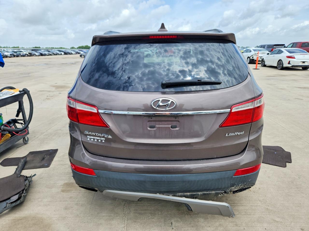 2013 Hyundai Santa Fe Limited Brown vin: KM8SR4HF8DU030243
