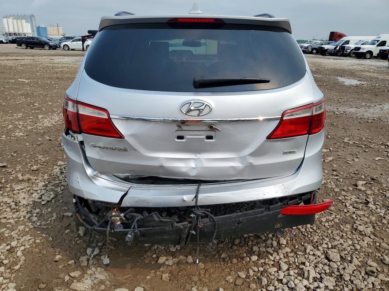 2015 Hyundai Santa Fe Gls Silver vin: KM8SR4HF8FU094995