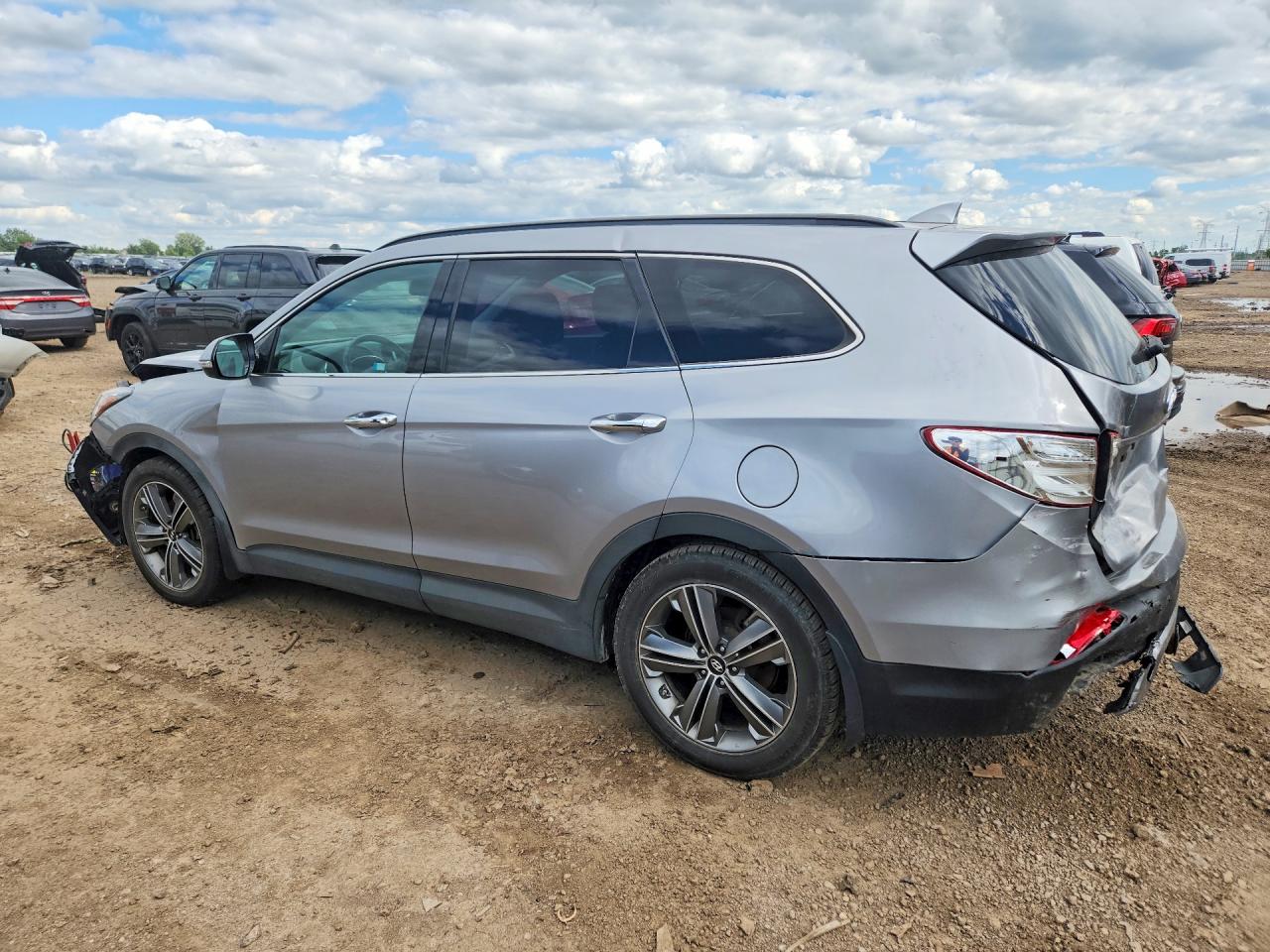 2015 Hyundai Santa Fe Gls Silver vin: KM8SR4HF8FU105929