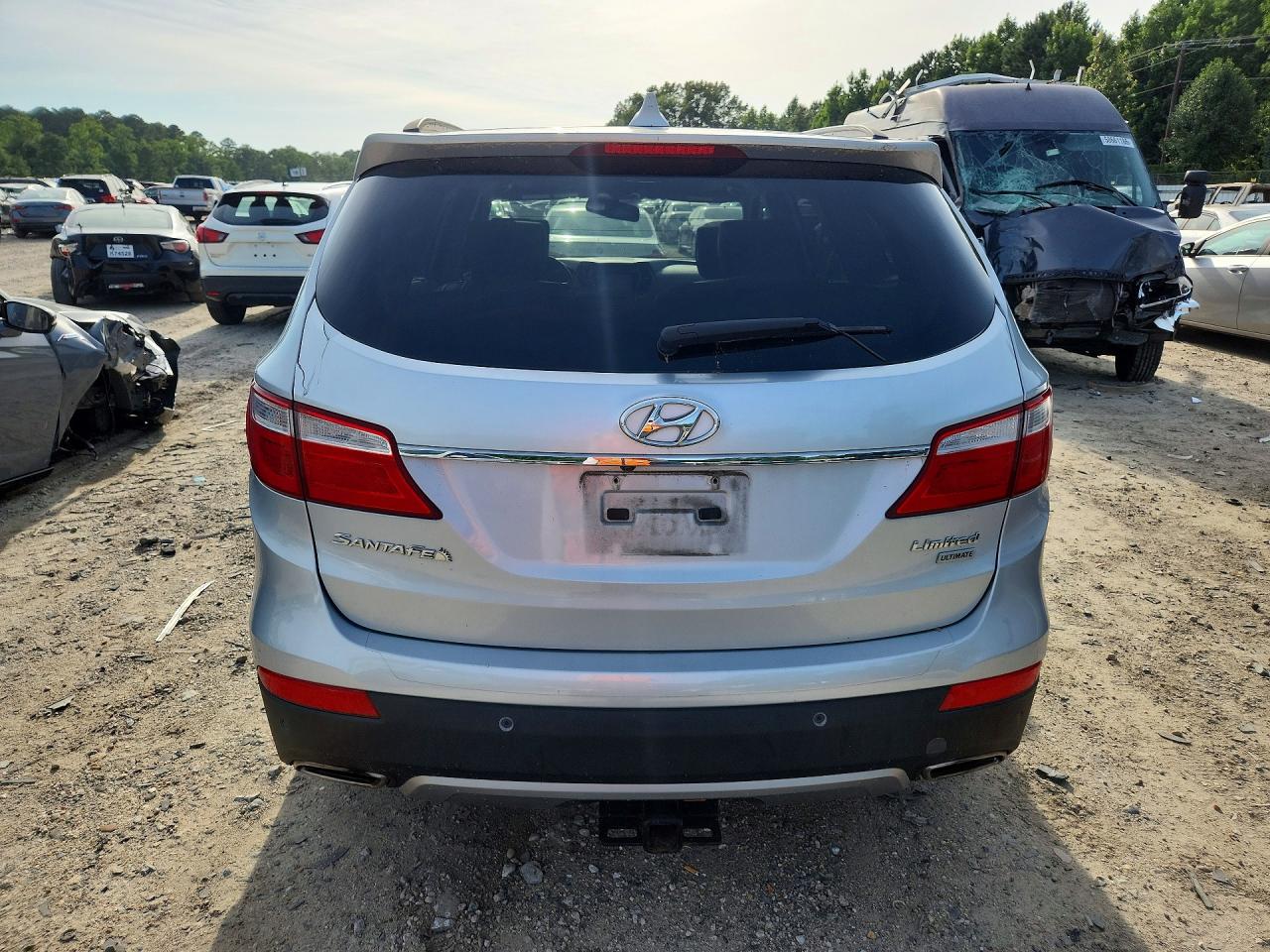 2015 Hyundai Santa Fe Limited Silver vin: KM8SR4HF8FU110340