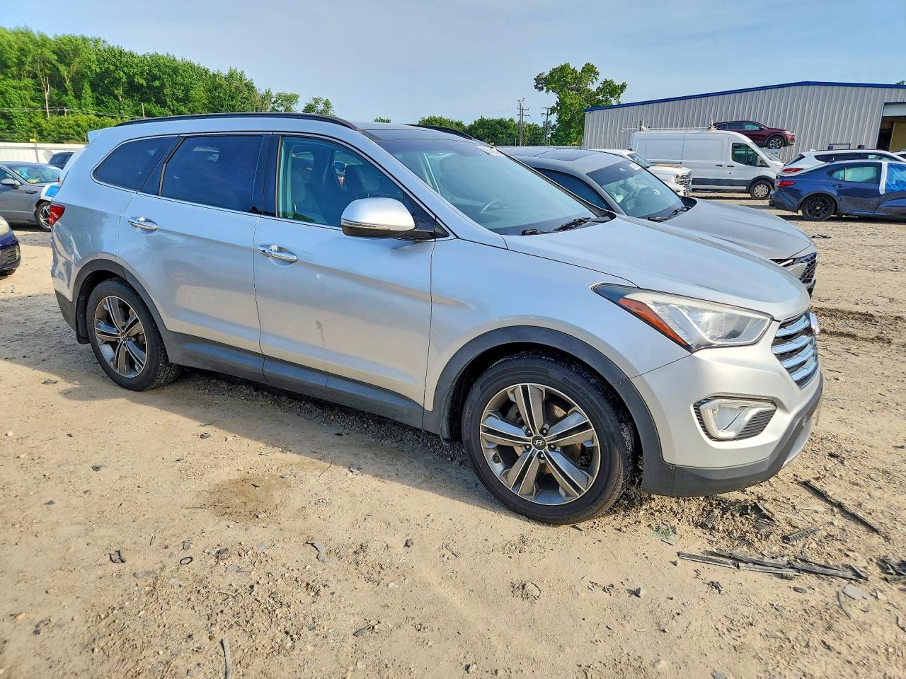 2015 Hyundai Santa Fe Limited Silver vin: KM8SR4HF8FU110340