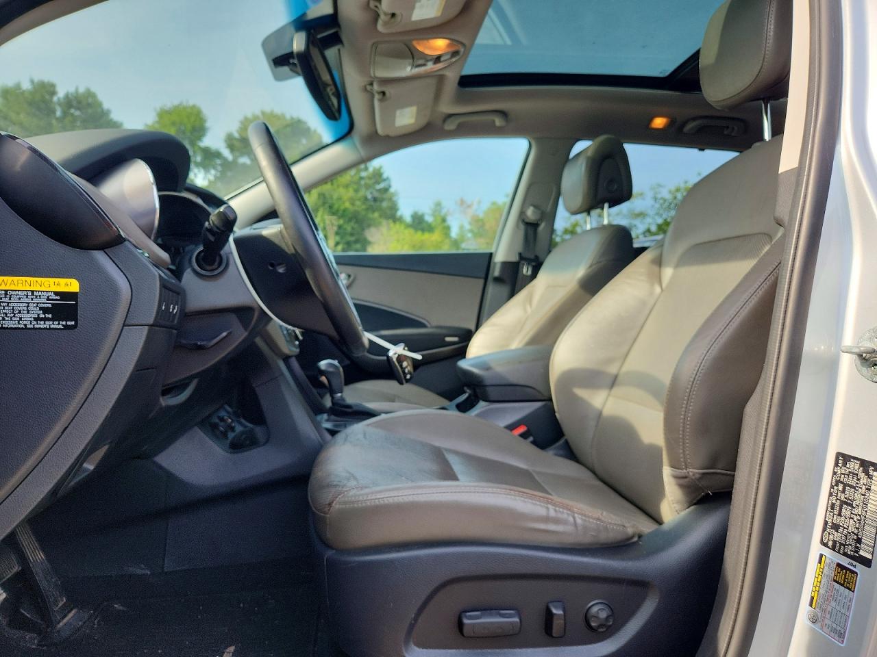 2015 Hyundai Santa Fe Limited Silver vin: KM8SR4HF8FU110340