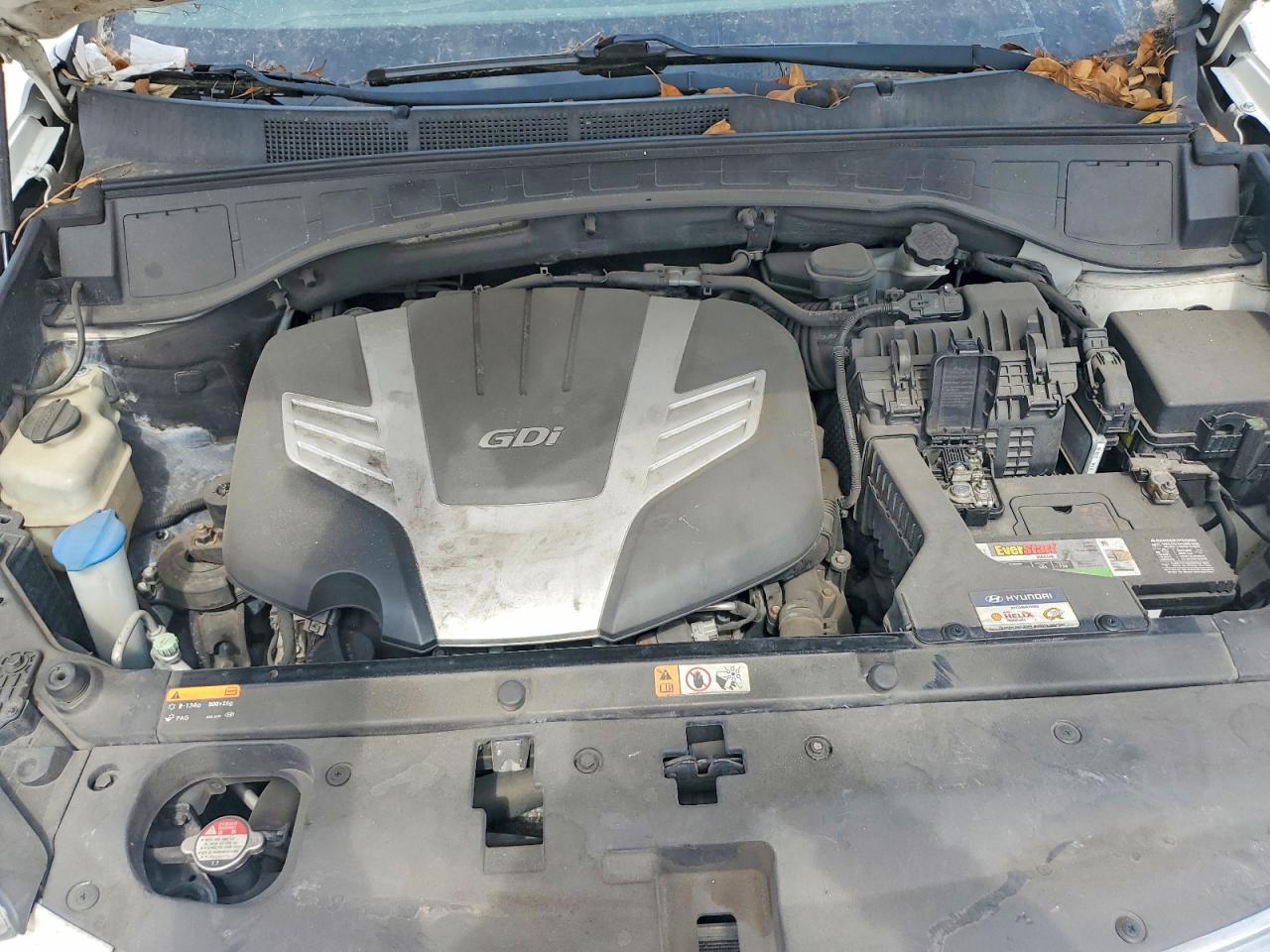 2013 Hyundai Santa Fe Limited Белый vin: KM8SR4HF9DU033443