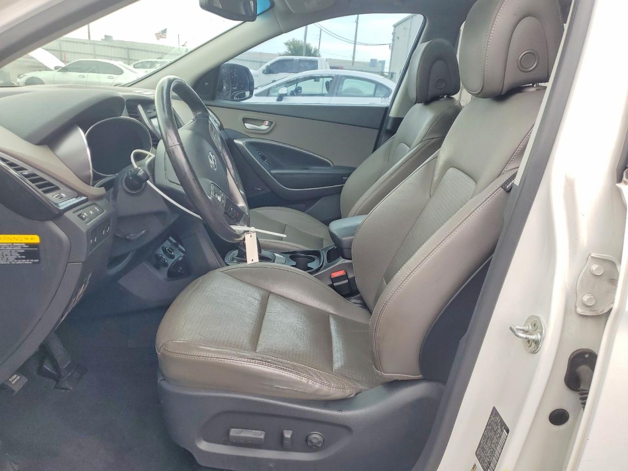 2014 Hyundai Santa Fe Limited White vin: KM8SR4HF9EU081588