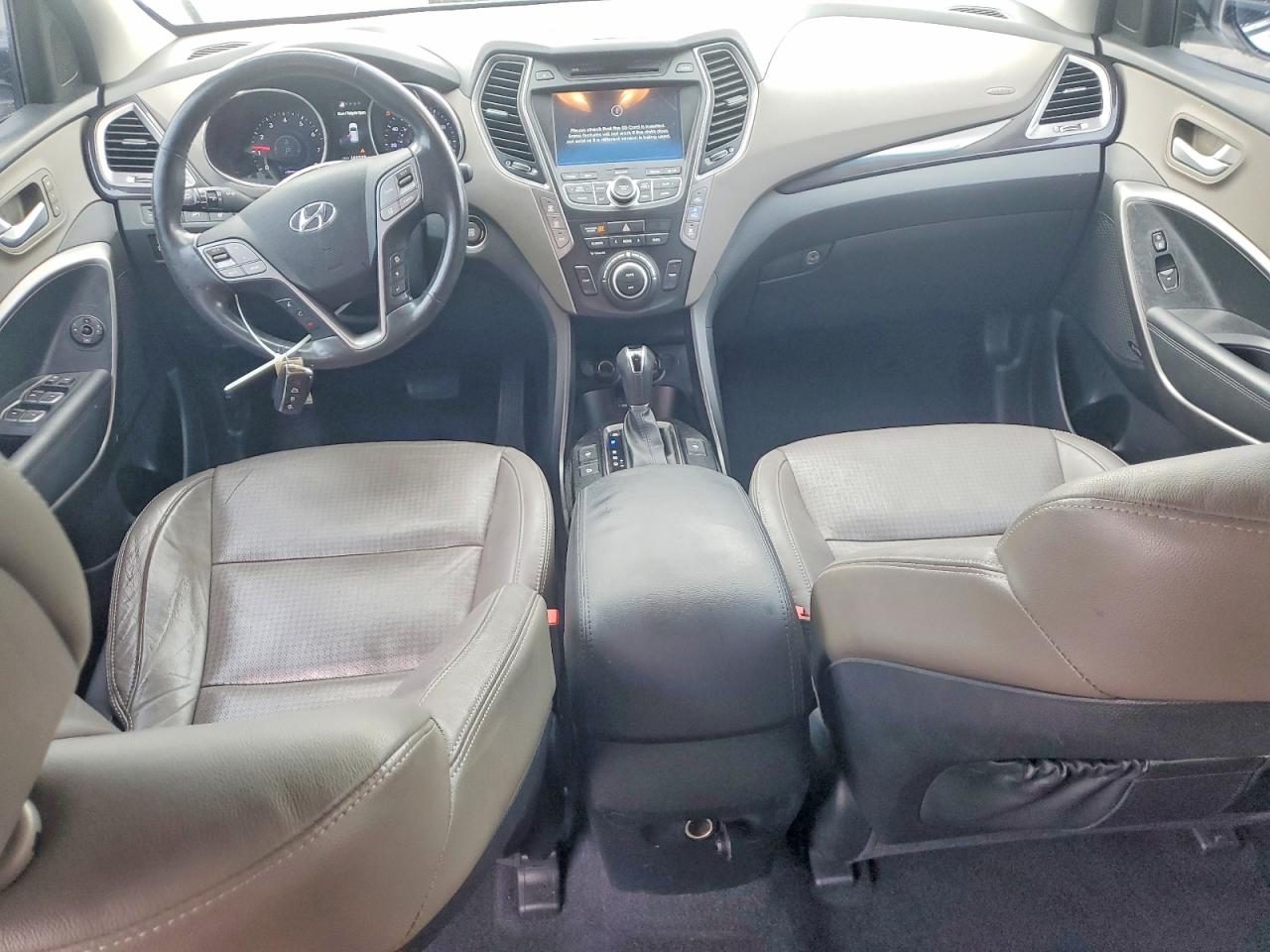 2014 Hyundai Santa Fe Limited White vin: KM8SR4HF9EU081588