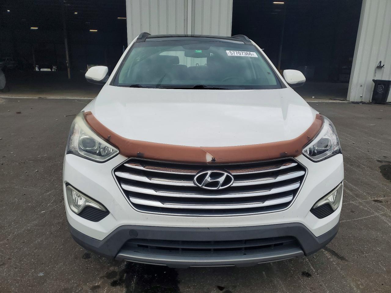 2014 Hyundai Santa Fe Limited White vin: KM8SR4HF9EU081588