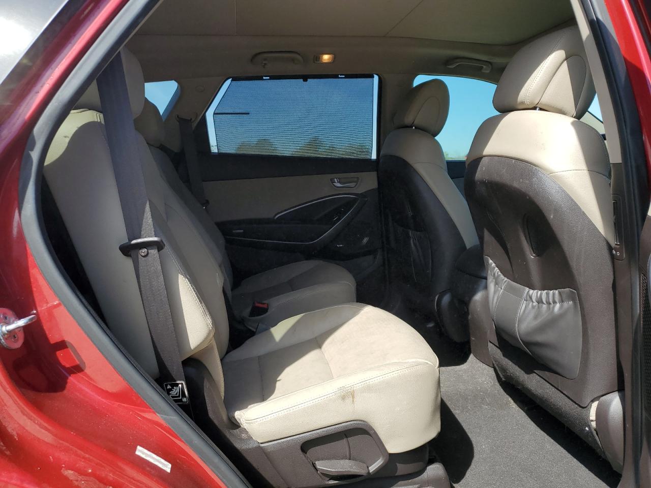 2014 Hyundai Santa Fe Limited Red vin: KM8SR4HF9EU088704