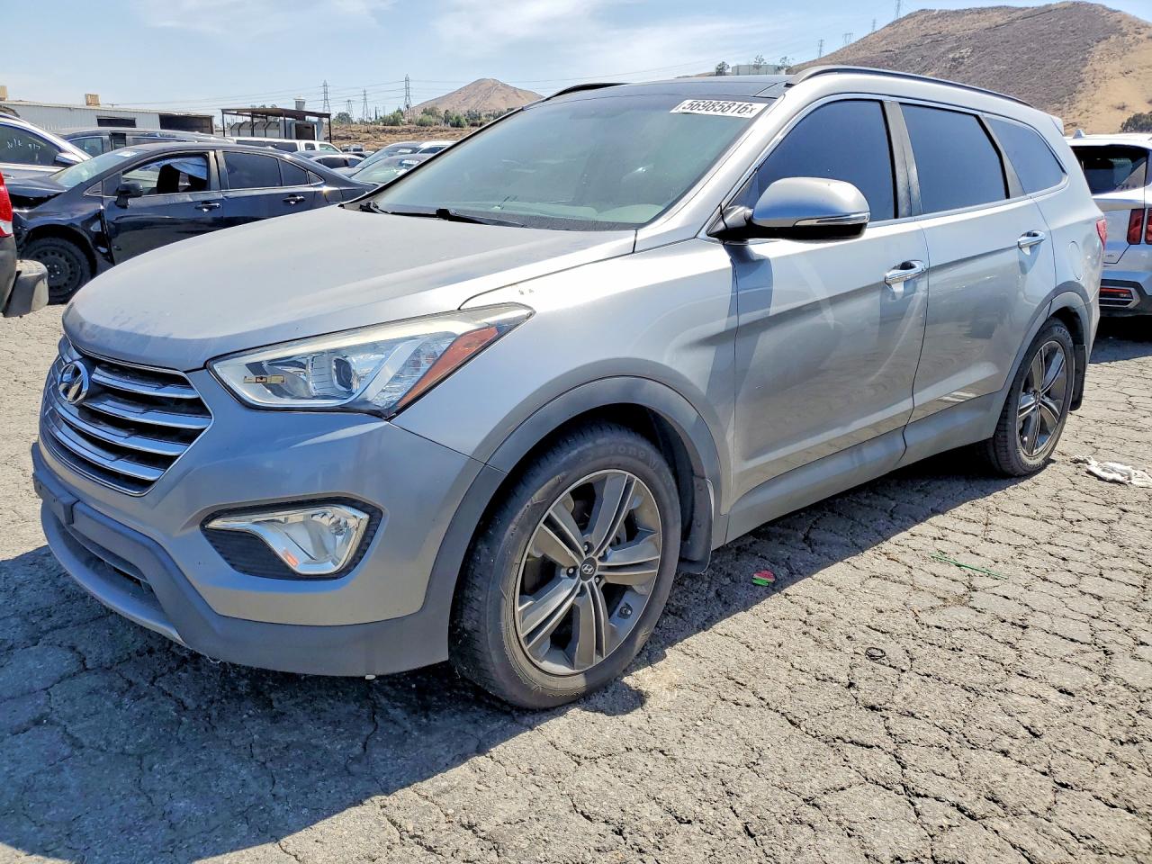 2015 Hyundai Santa Fe Gls Silver vin: KM8SR4HF9FU120424