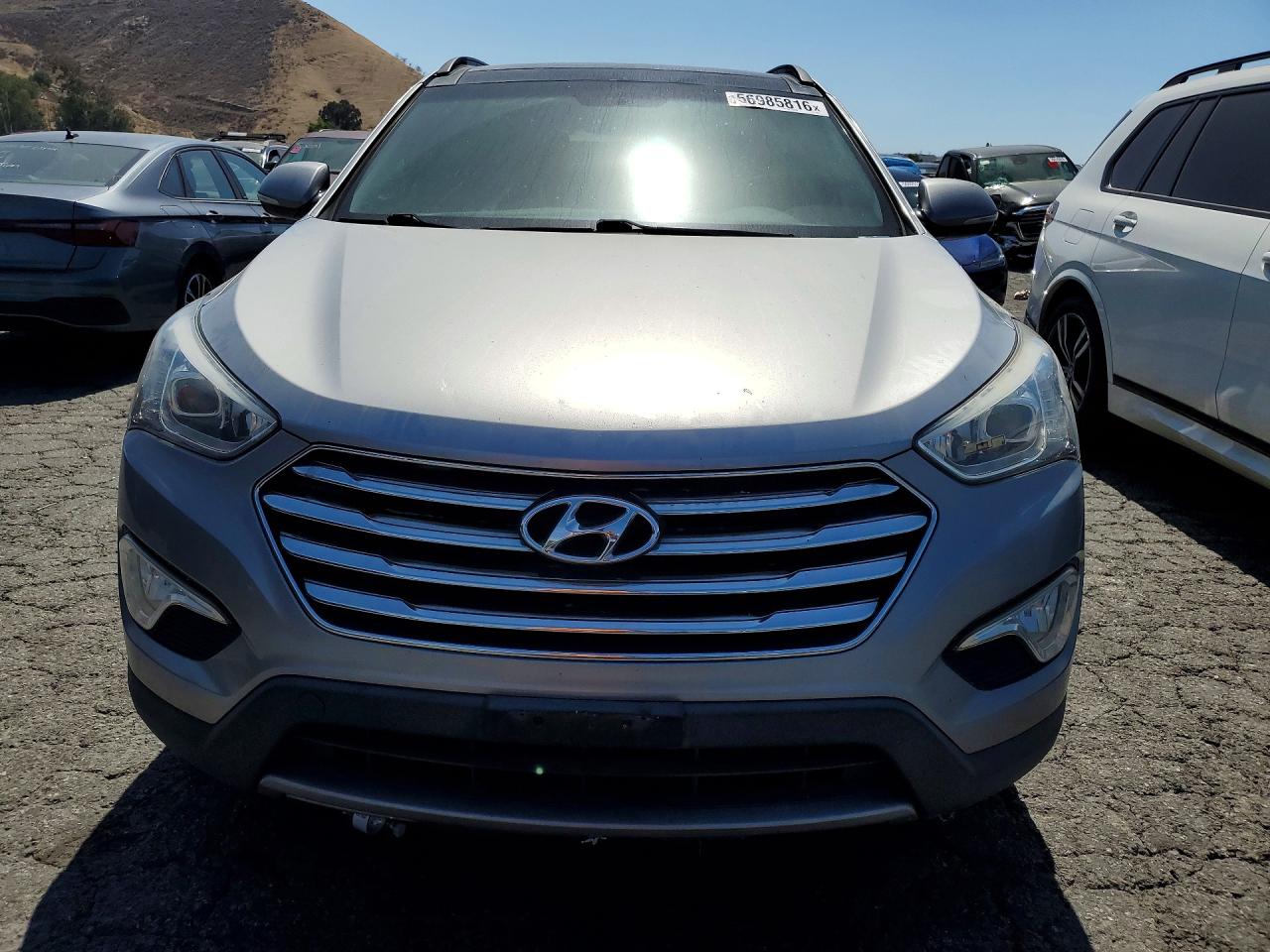 2015 Hyundai Santa Fe Gls Silver vin: KM8SR4HF9FU120424