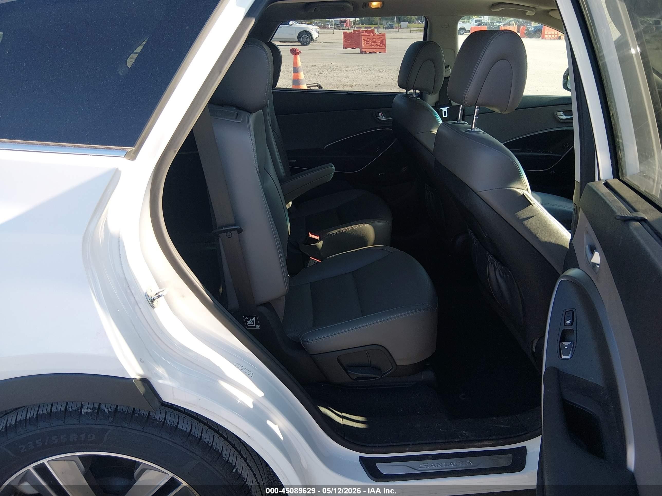 2015 Hyundai Santa Fe Limited White vin: KM8SR4HF9FU126840