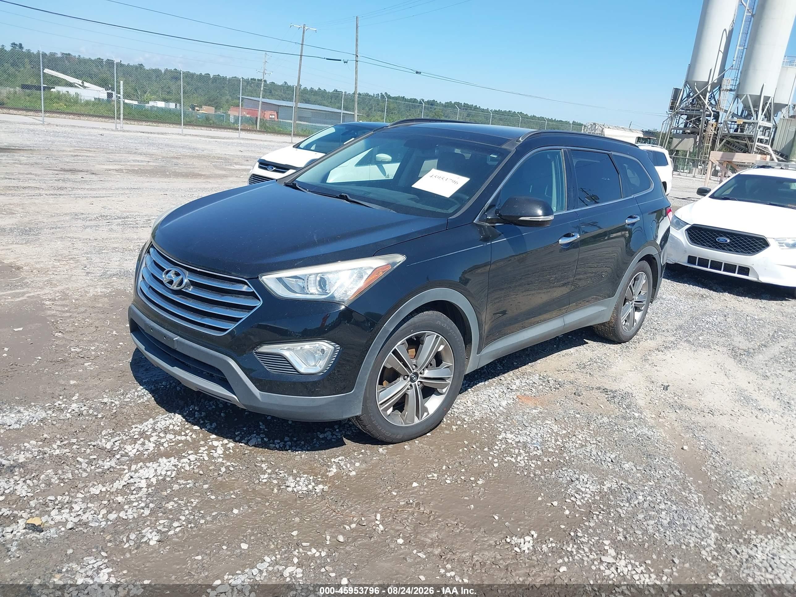2013 Hyundai Santa Fe Limited Black vin: KM8SR4HFXDU007238