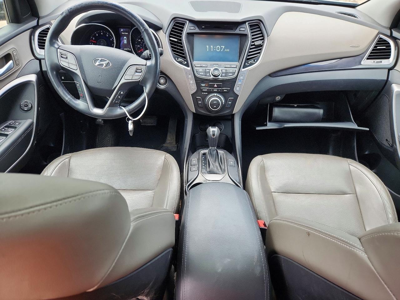 2015 Hyundai Santa Fe Limited Silver vin: KM8SR4HFXFU095274