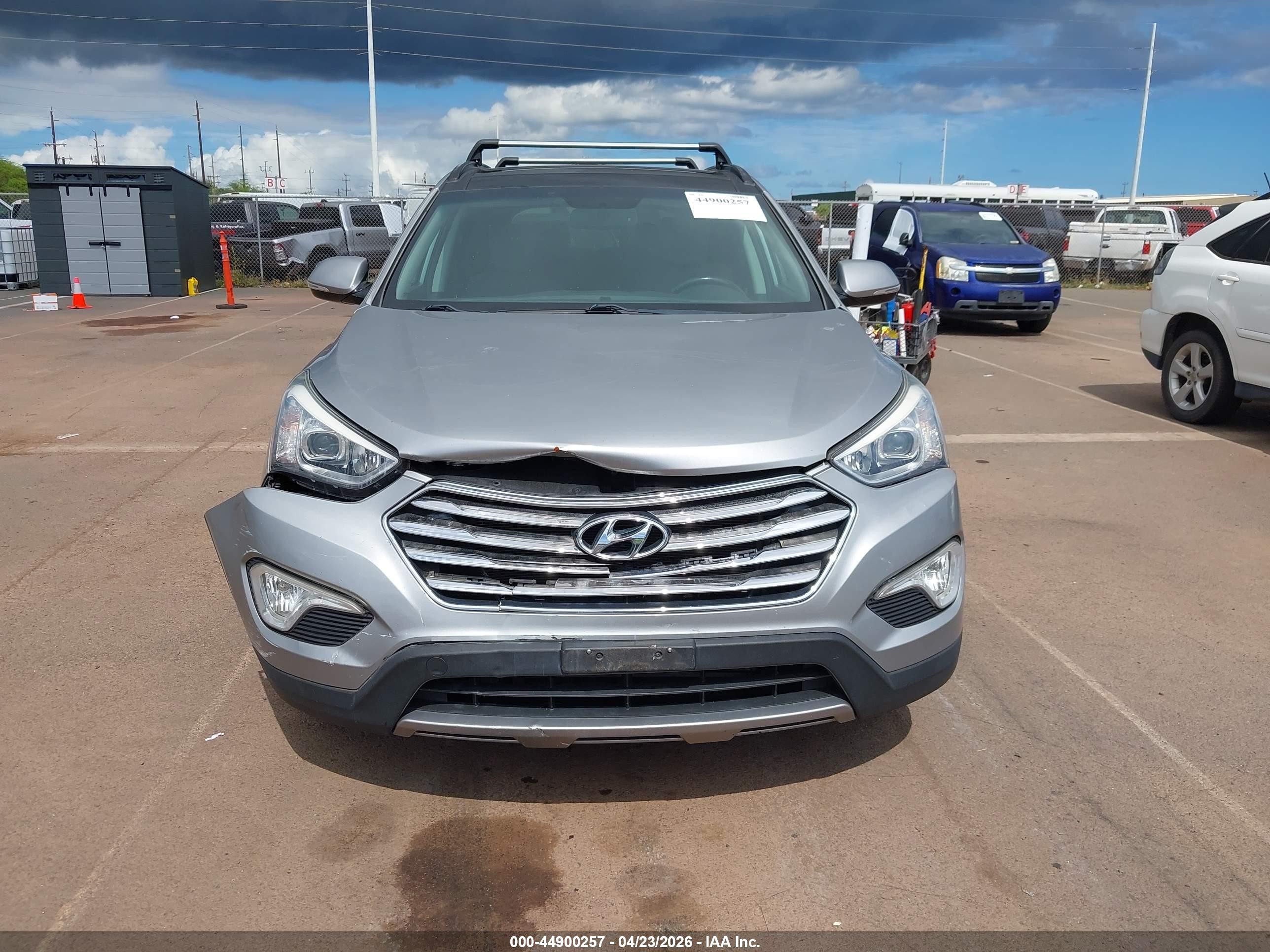 2015 Hyundai Santa Fe Limited Silver vin: KM8SR4HFXFU096733