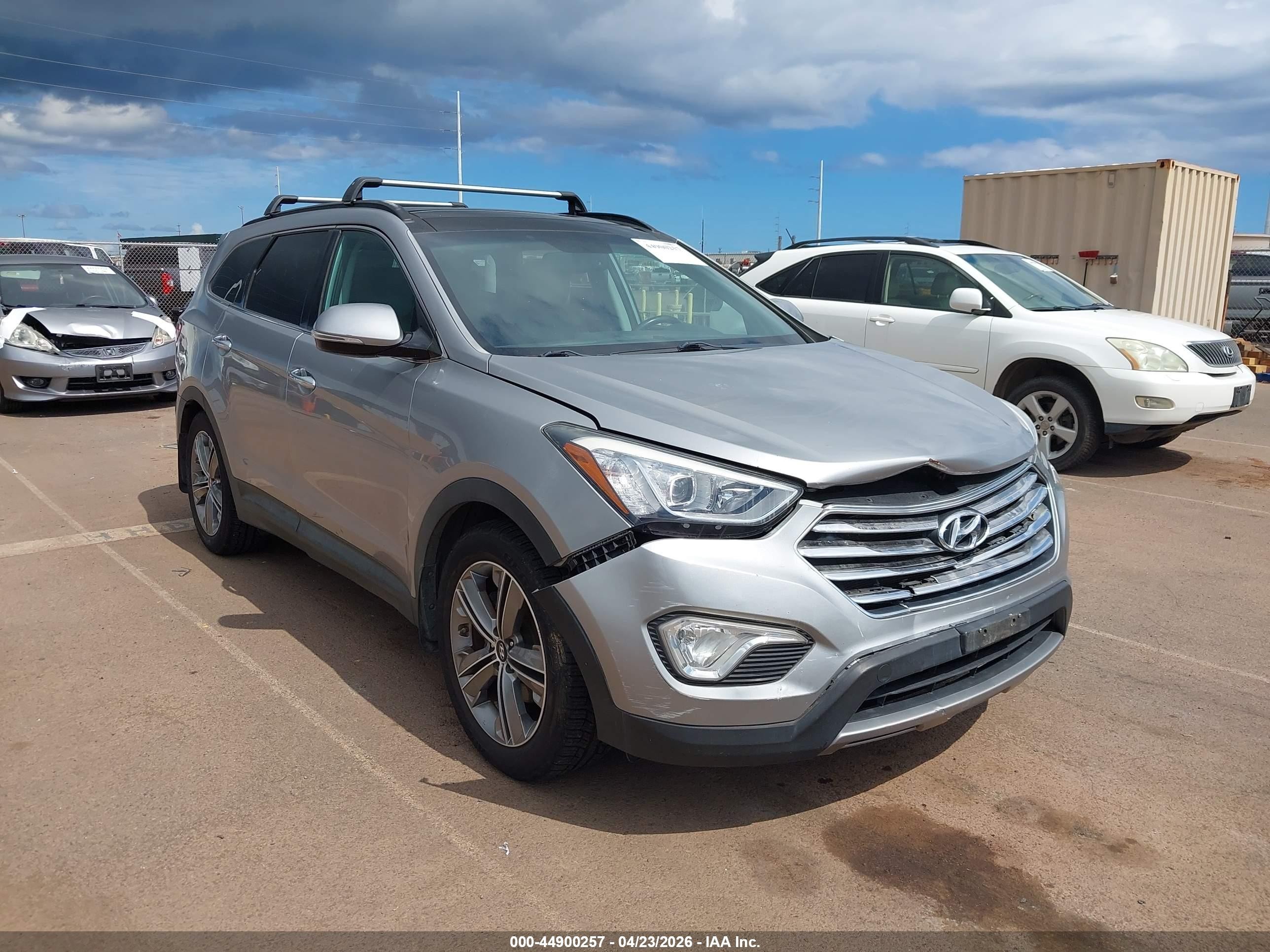 2015 Hyundai Santa Fe Limited Silver vin: KM8SR4HFXFU096733