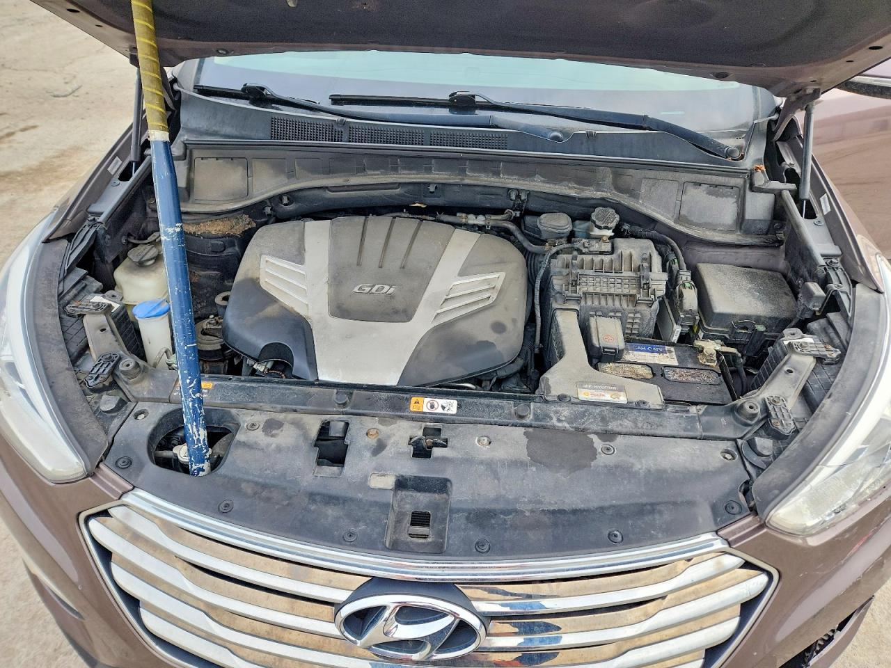 2013 Hyundai Santa Fe Limited Brown vin: KM8SRDHF0DU012481