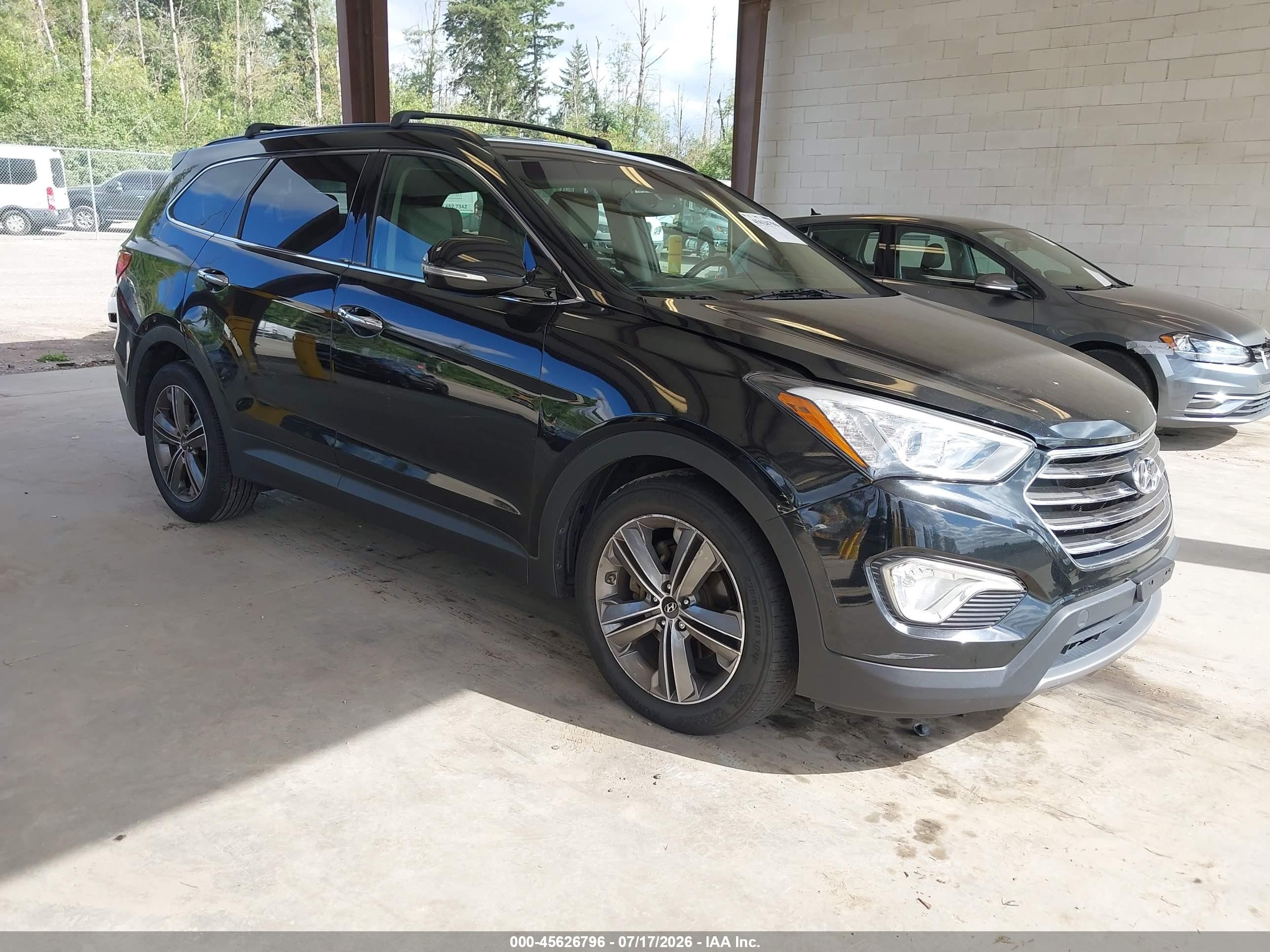2013 Hyundai Santa Fe Limited Black vin: KM8SRDHF0DU012741