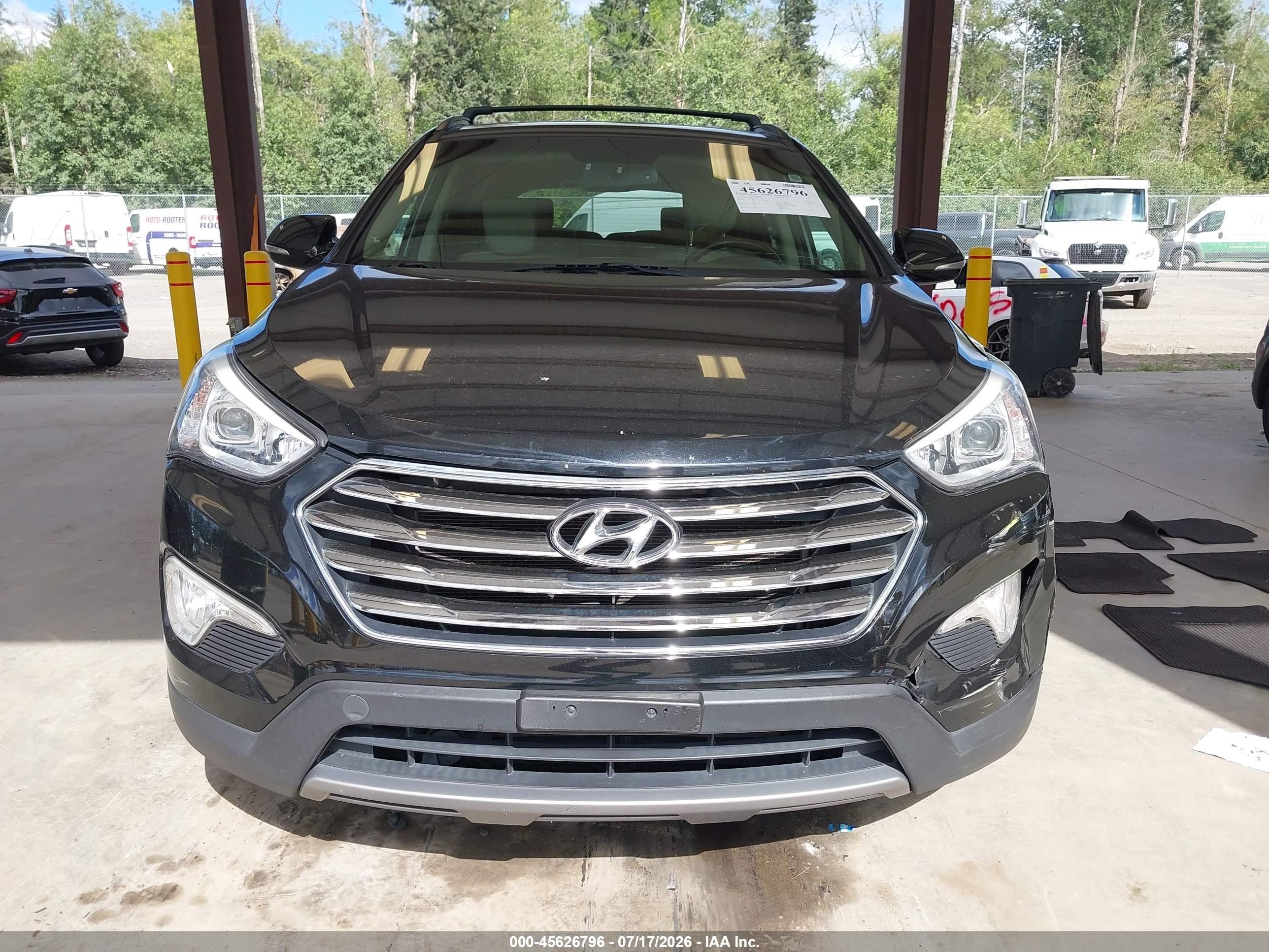 2013 Hyundai Santa Fe Limited Black vin: KM8SRDHF0DU012741