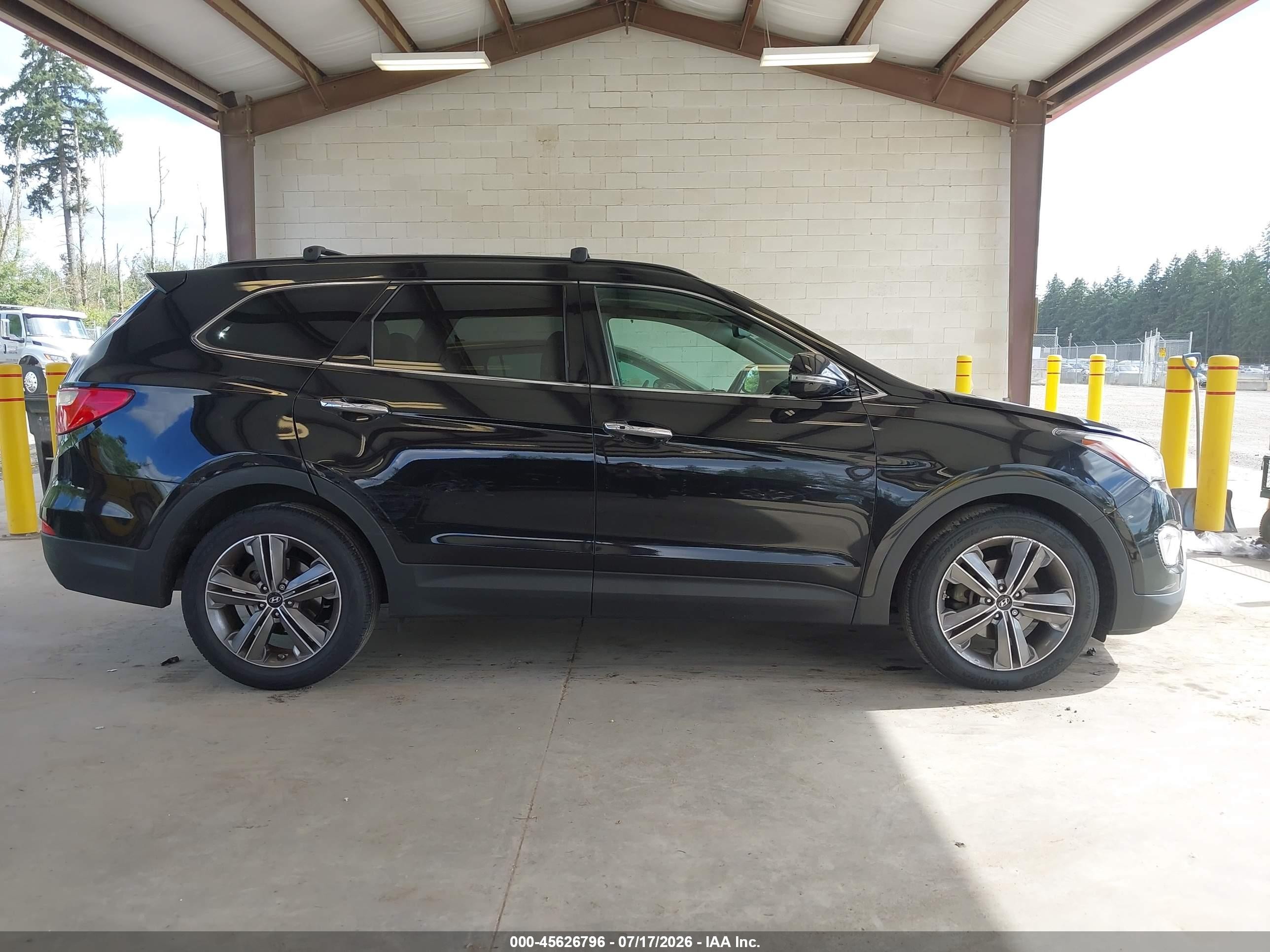 2013 Hyundai Santa Fe Limited Black vin: KM8SRDHF0DU012741