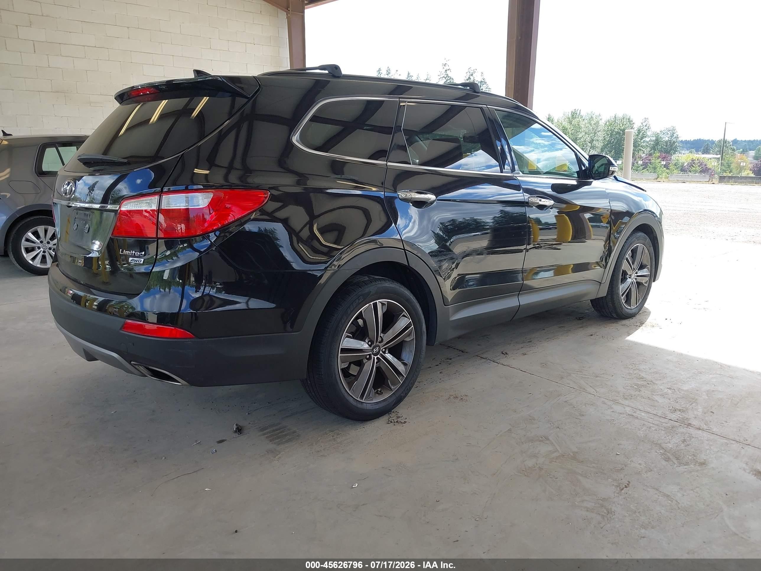 2013 Hyundai Santa Fe Limited Black vin: KM8SRDHF0DU012741