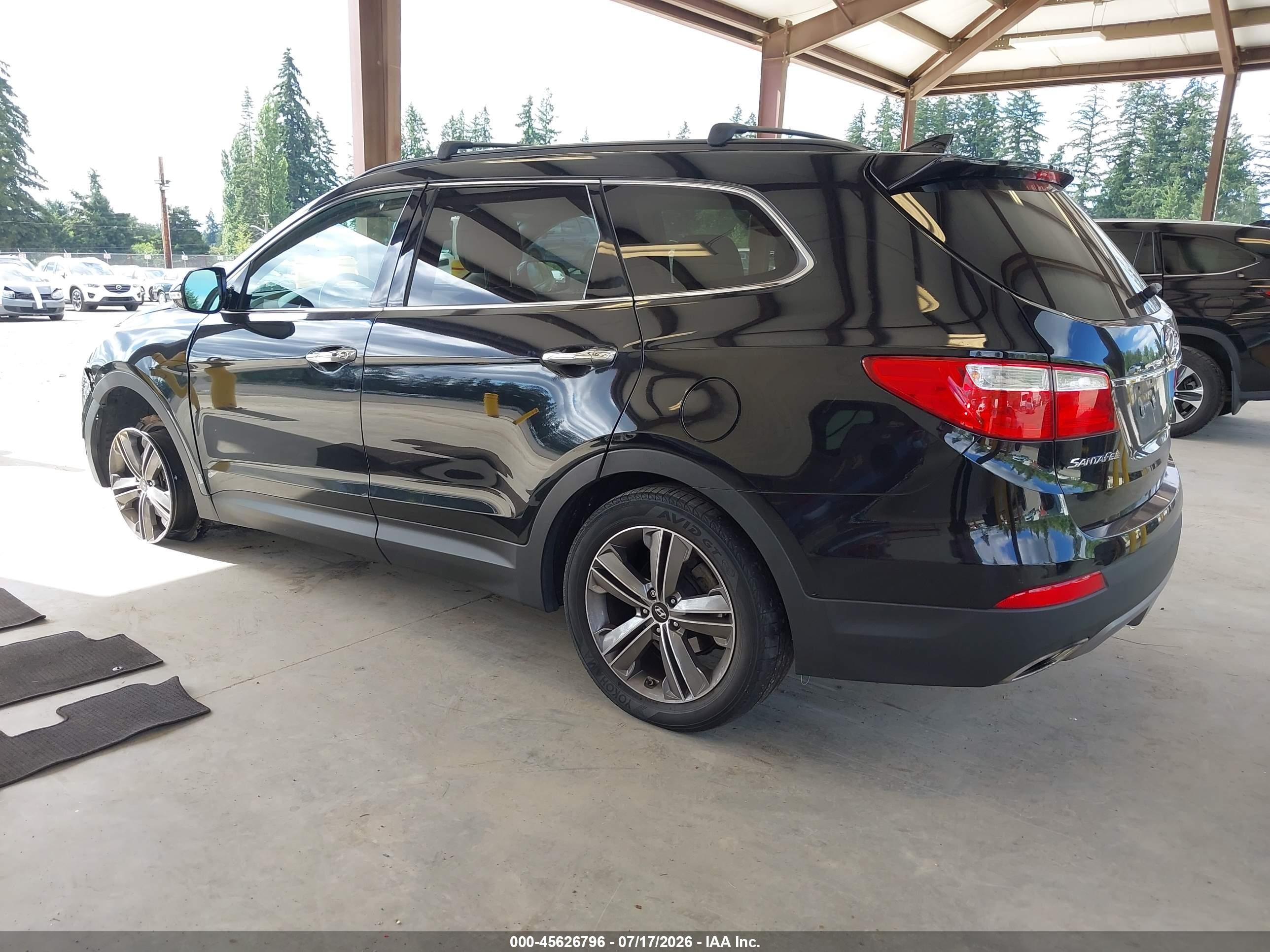 2013 Hyundai Santa Fe Limited Black vin: KM8SRDHF0DU012741